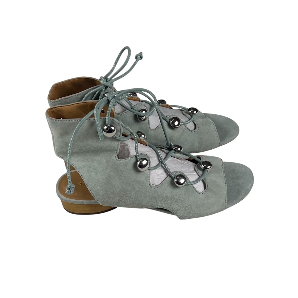 Rebecca Minkoff Kyla Ghillie Suede Lace Up Sandals - Picture 6 of 14